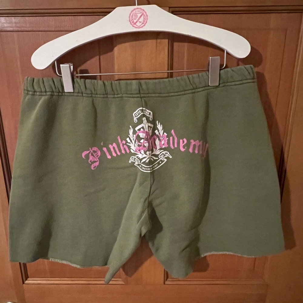 PINK Victoria's Secret Olive Green Shorts